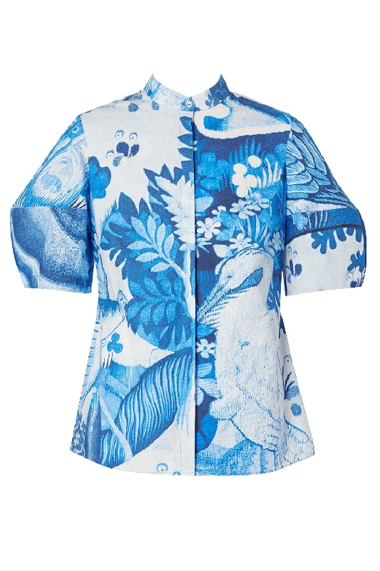 Today Only Blouson Sleeve Button Down Top