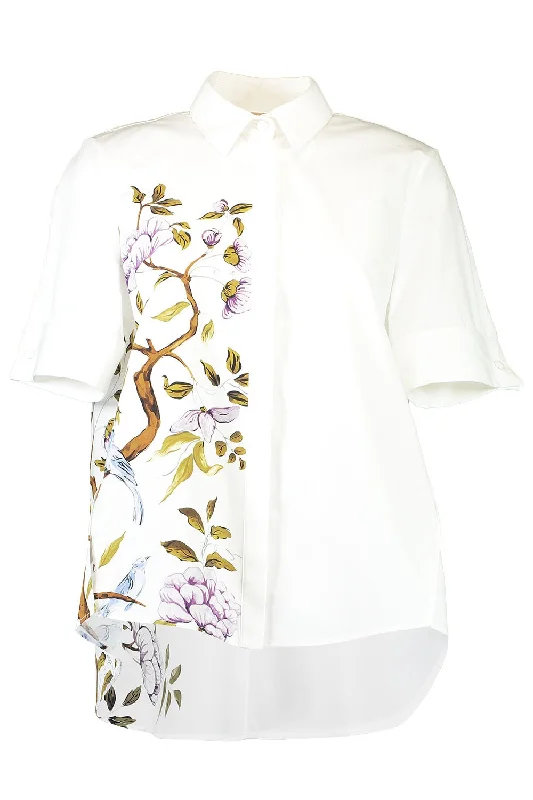 Weekend Shopping Bliss Printed Trapeze Shirt