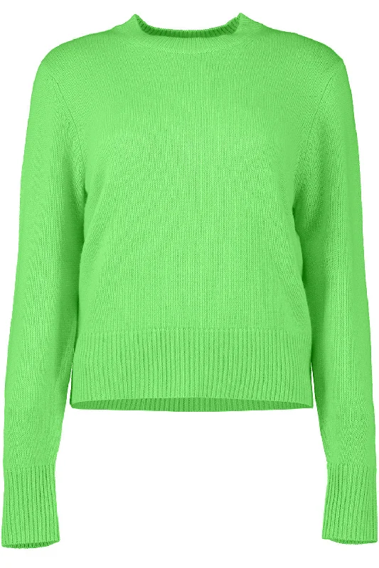 Weekend Savings Bonanza Long Sleeve Sweater - Green Glow