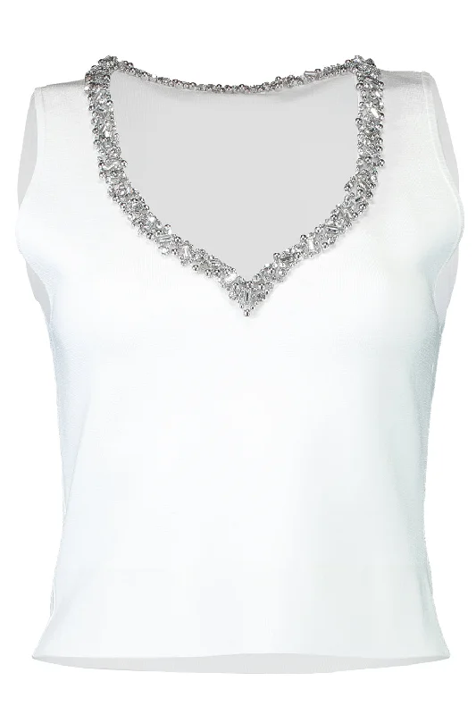 Weekend Shopping Made Better Marceline Tank - Ivory