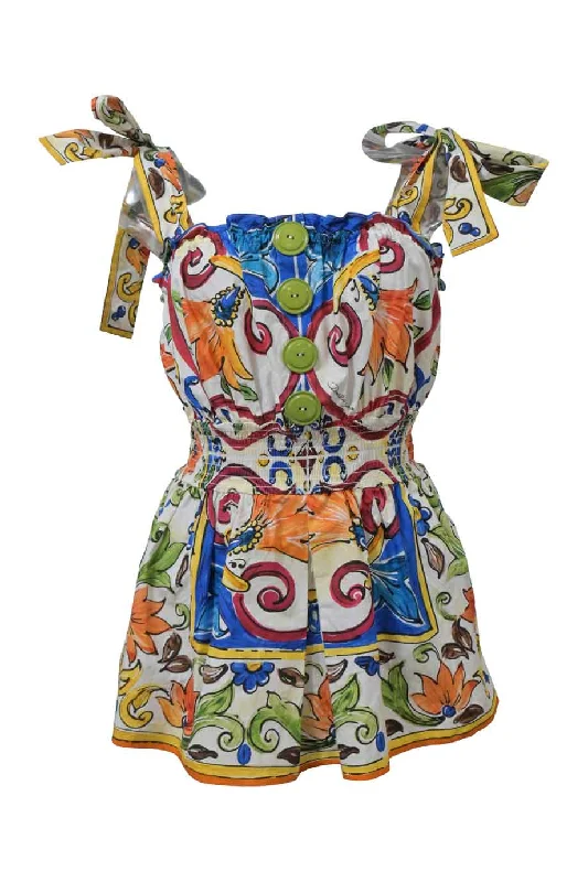 Weekend Discounts to Grab [WW42642] Dolce & Gabbana | Sleeveless Top