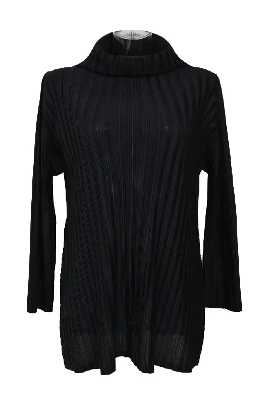 Major Deal [WW38833] Pleats Please Issey Miyake | Long sleeve top