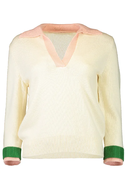 Bargain Alert Colorblock Polo Pullover