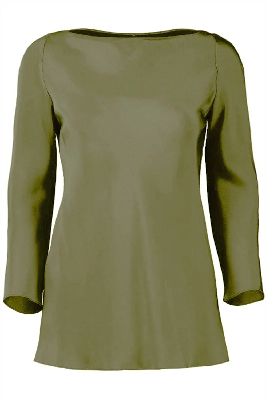 Weekend Discounts to Enjoy Par Tunic - Green Earth