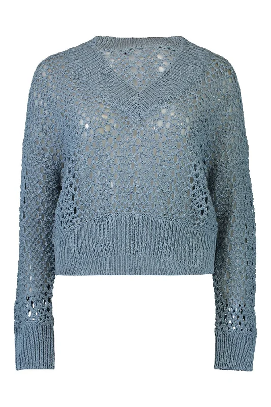 Deal Alert Long Sleeve Net Pullover