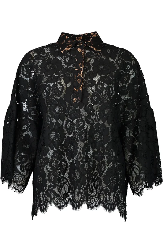 Online Exclusive Flare Sleeve Button Down Shirt
