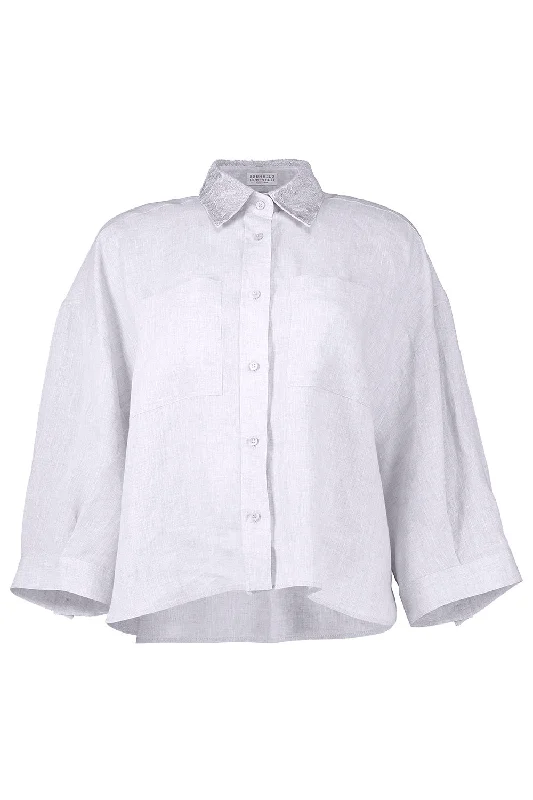 Weekend Bargains to Love Dazzling Magnolia Collar Shirt