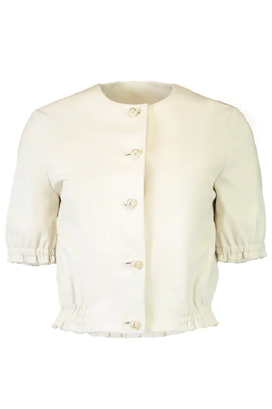 Major Deal Pearl Button Stretch Top
