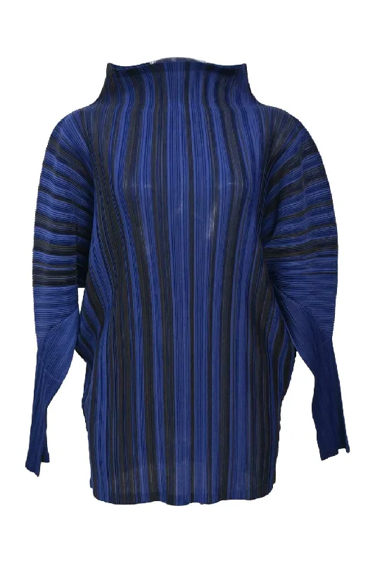 Midnight Madness [WW41792] Pleats Please Issey Miyake | Long sleeve top
