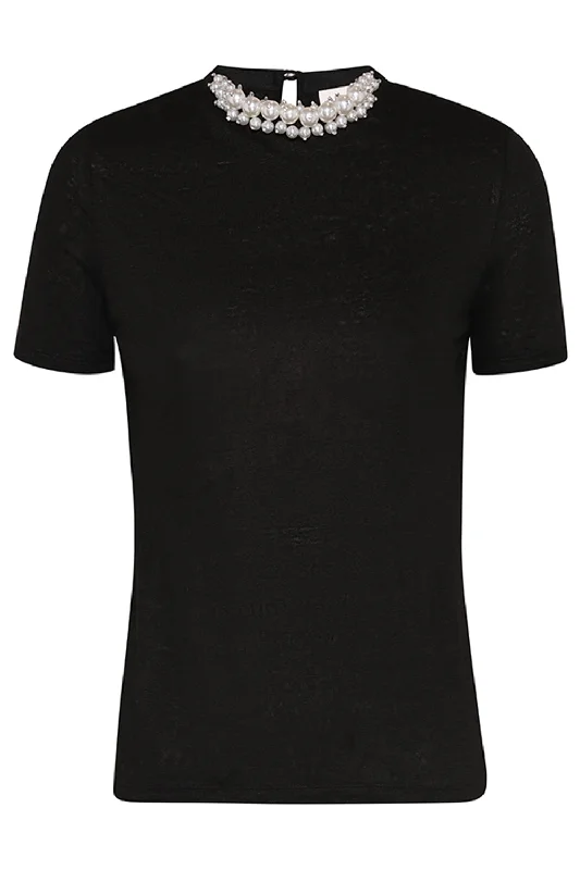 Weekend Bargains to Relish Crush Embellished Tee - Black