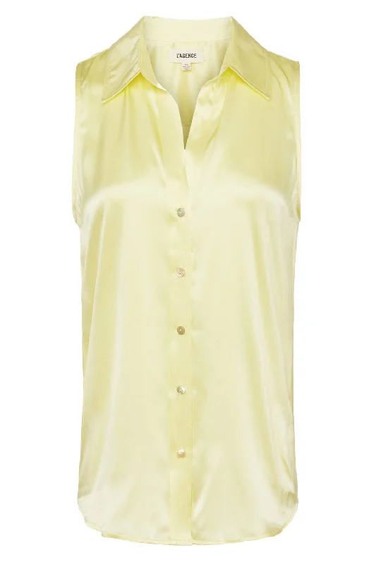 Weekend Discounts Worth Grabbing Emmy Blouse - Yellow Sorbet
