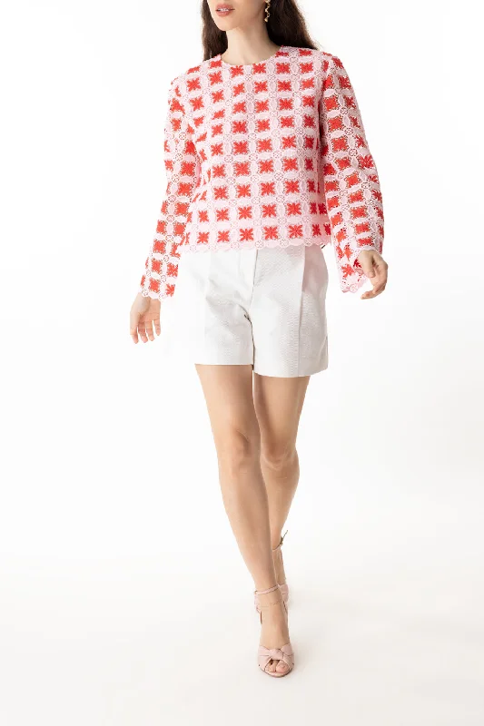 Weekend Deals That Please Macrame Blouse