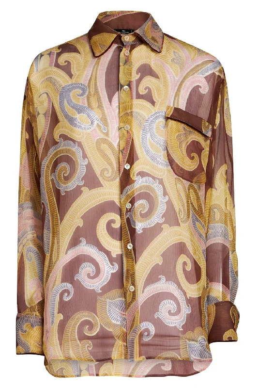 Weekend Deals That Excite Oversized Button Down Blouse