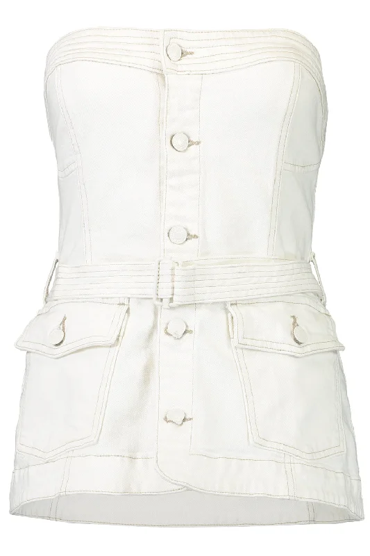Clearance Sale Cyan Top
