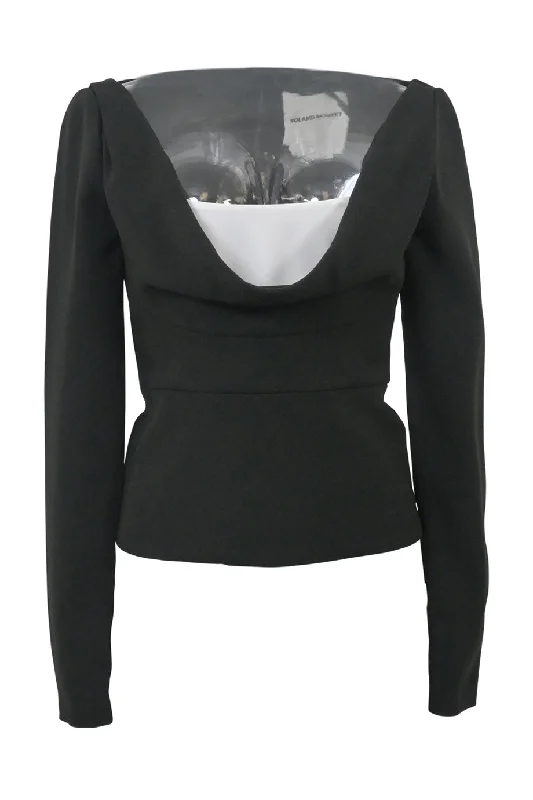 Weekend Discounts to Snag [WW39843] Roland Mouret | Long sleeve top