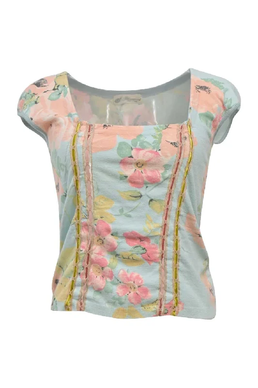 Year-End Clearance [WW41848] Blumarine | Short sleeve top