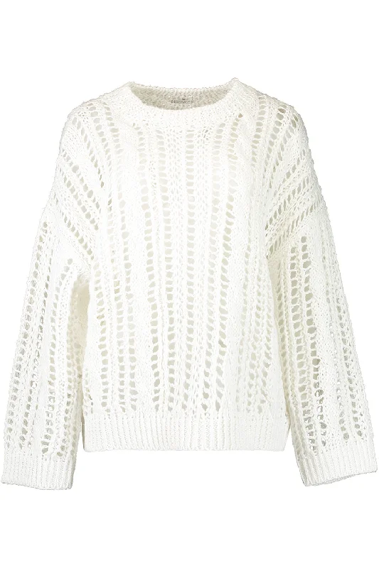 Weekend Specials to Love Open Knit Crewneck