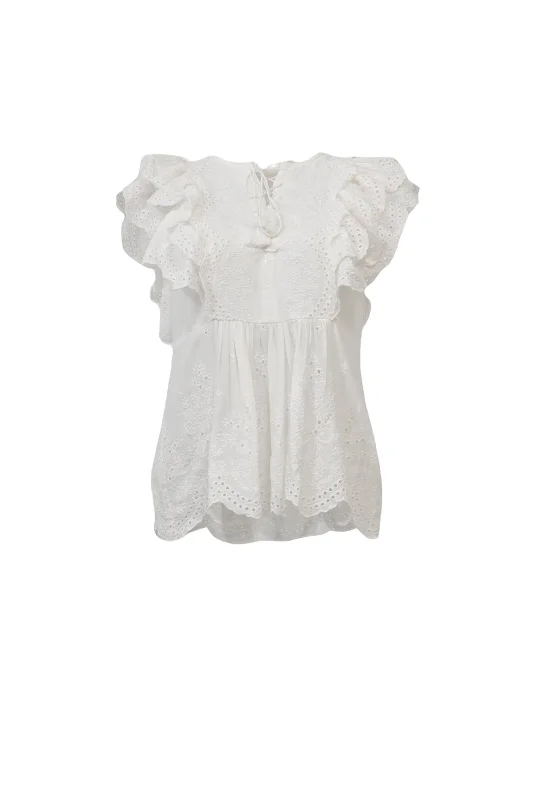 Overstock Clearance [WW34514] Ulla Johnson | Short sleeve top