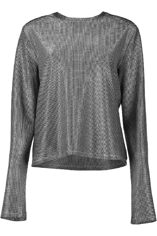 Lowest Rates Long Sleeve Tee - Silver Mesh