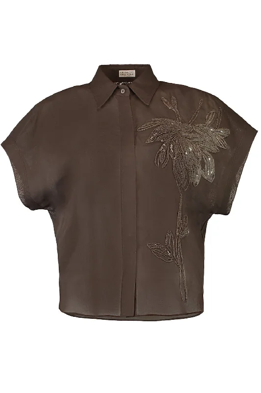 Weekend Deals to Brighten Your Day Magnolia Embroidered Button Front Top