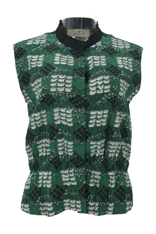 Price Drop [WW38386] Marni | Sleeveless Top