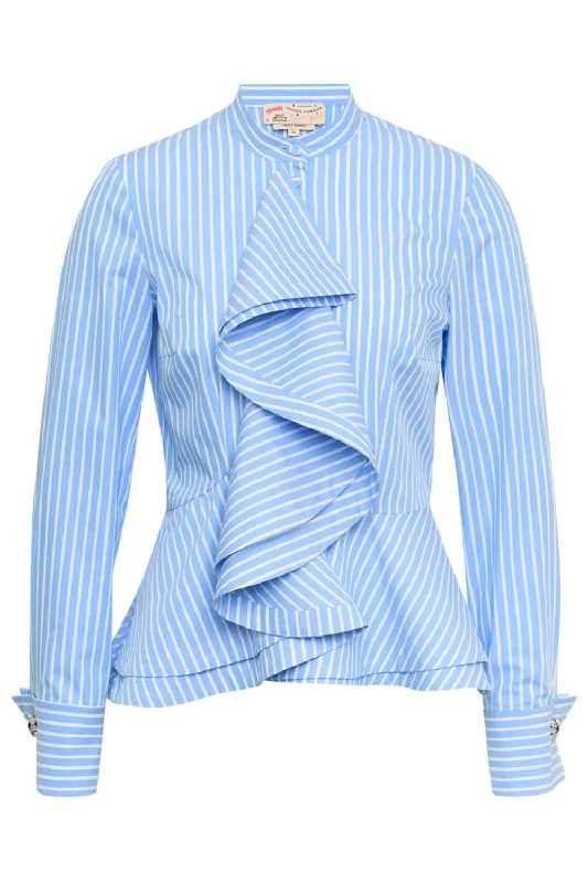 Weekend Offers That Thrill Cascade Ruffle Blouse