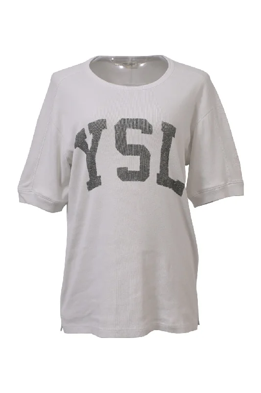 Weekend Discounts to Celebrate [WW42262] Saint Laurent | Short sleeve top