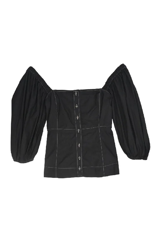 Instant Savings [WW39271] Ganni | Long sleeve top