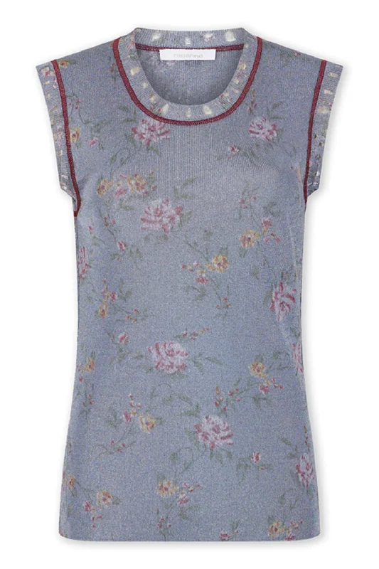 Weekend Wonders Await! SLEEVELESS FLORAL TANK TOP