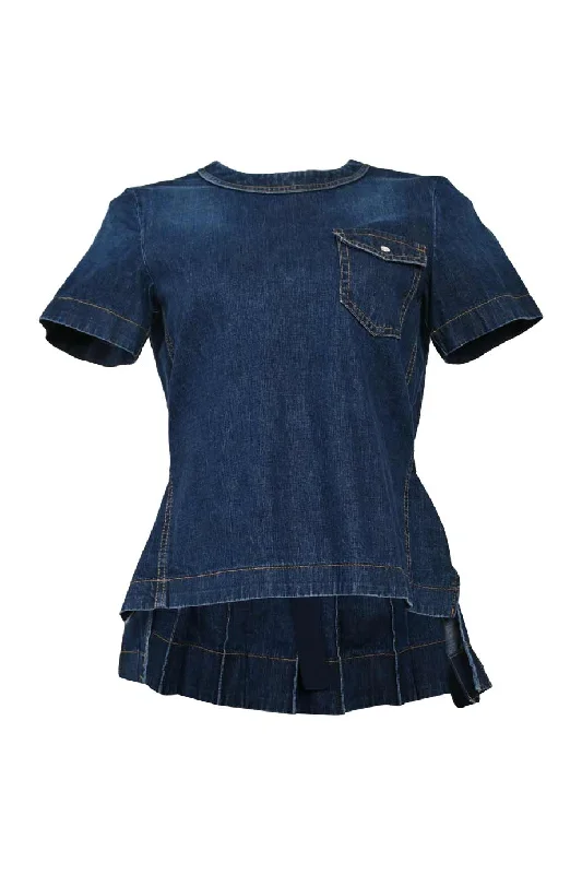 New Arrival [WW38385] Sacai | Short sleeve top