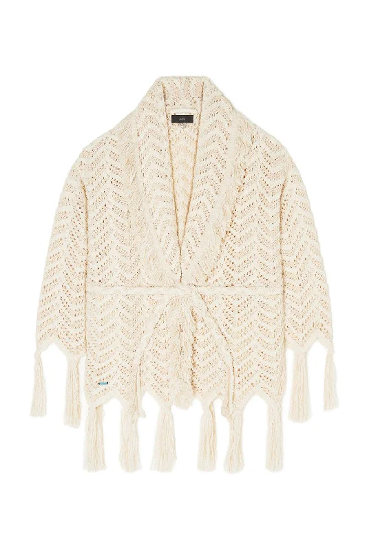 Weekend Deals You Can't Resist Natural Chevron Cardigan