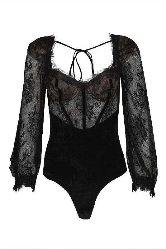 Closeout Deal Open Back Bodysuit