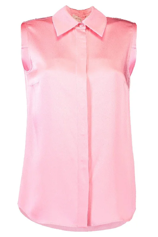 Weekend Specials to Savor Sleeveless Hansen Shirt - Geranium