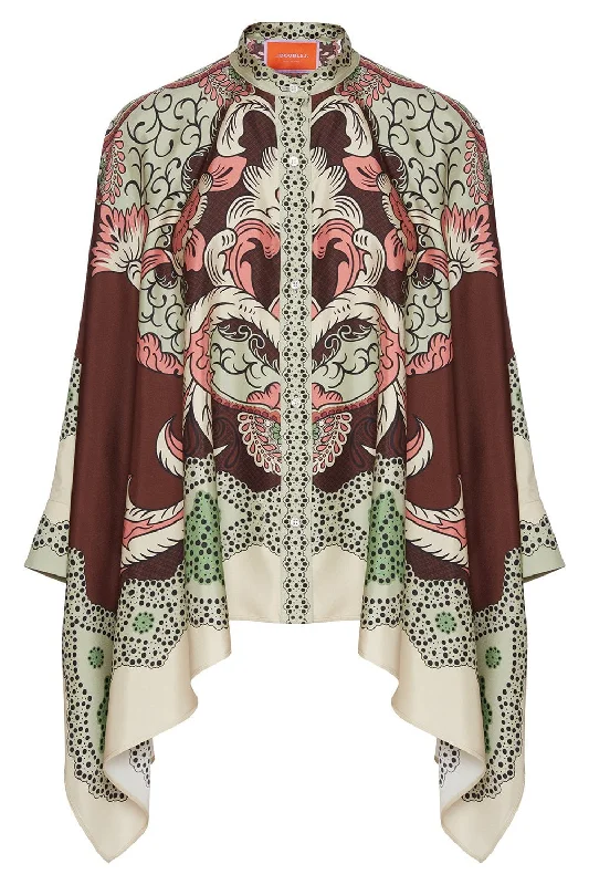 Weekend Discounts to Grab Foulard Shirt - Portal Placée Brown