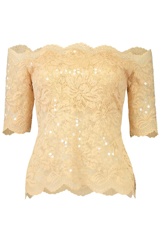Weekend Deals to Make You Happy Off The Shoulder Haute Top
