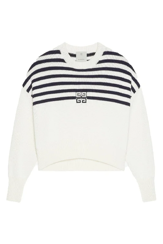 Weekend Offers That Thrill 4G Striped Sweater