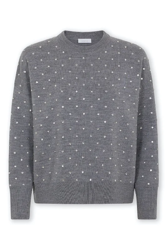 Quick Sale Crystal Embellished Sweater