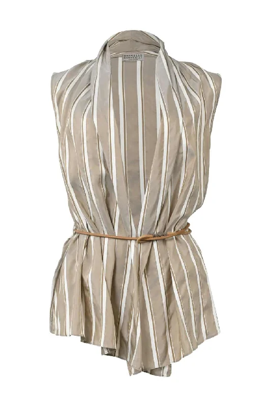 Weekend Bargains to Love [WW36870] Brunello Cucinelli | Sleeveless Top