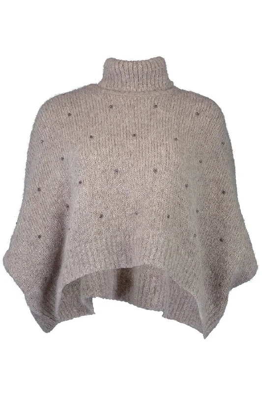 Weekend Deals to Brighten Your Day Short Sleeve Embellished Turtleneck