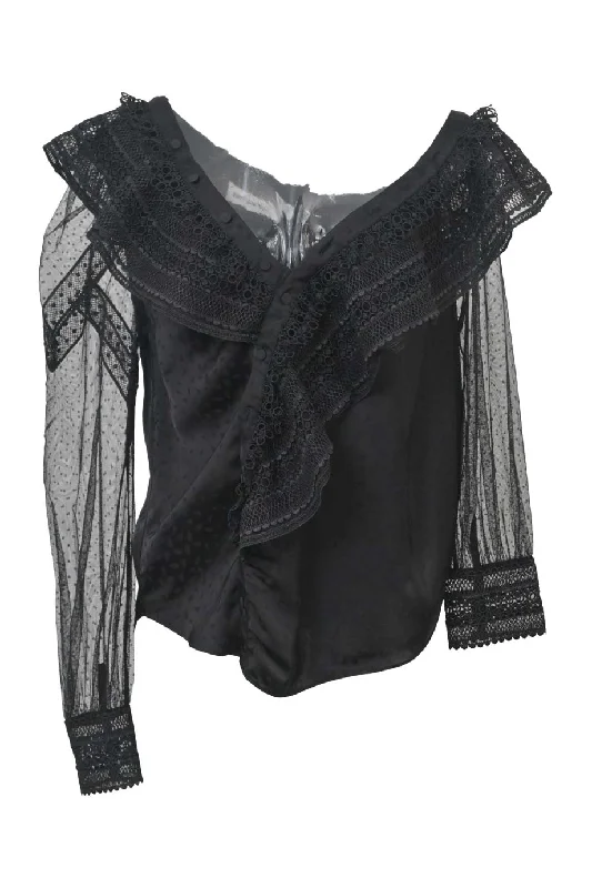 Weekend Bargains to Celebrate [WW39808] Self-Portrait | Long sleeve top