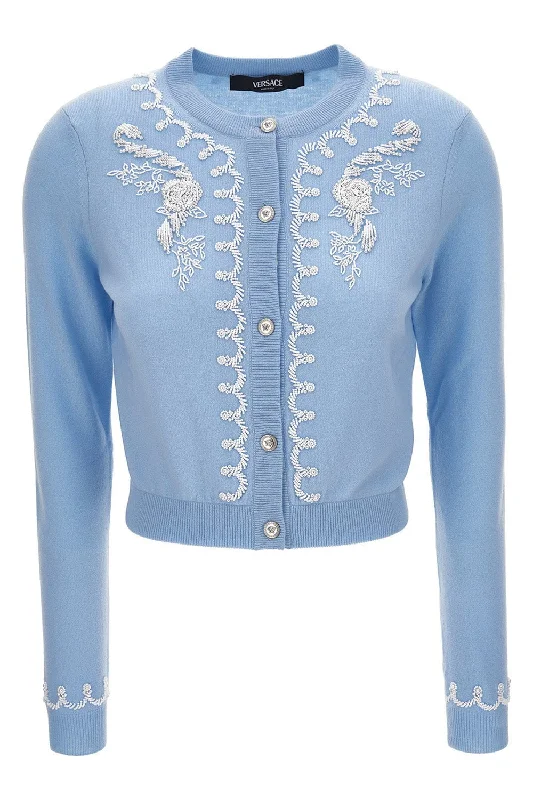 While Supplies Last Embroidered Knit Sweater