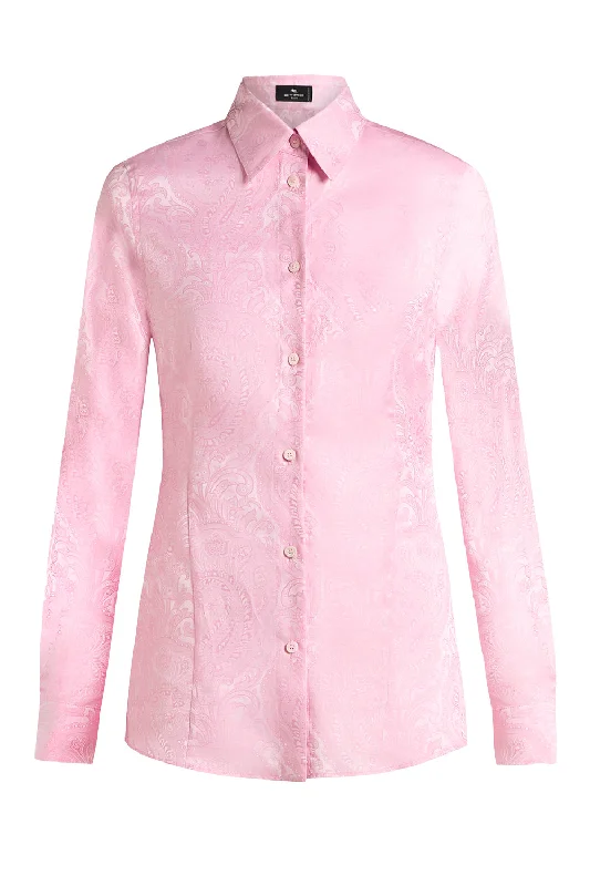 Weekend Discounts Worth Grabbing FITTED LONG SLEEVE BLOUSE
