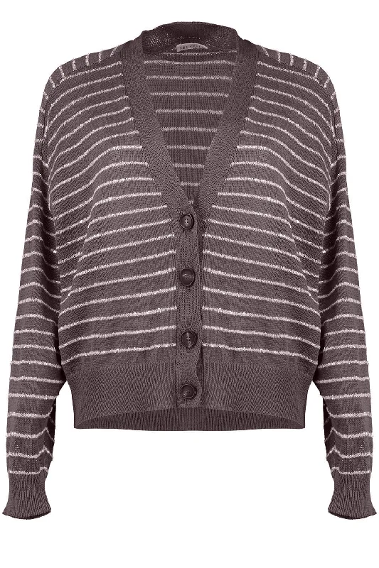 Quick Deals Glam Stripe Cardigan