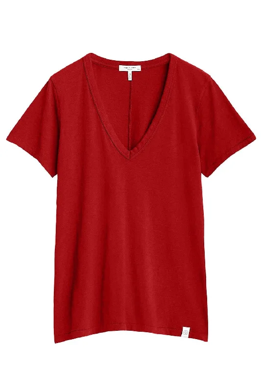 The Best Prices The Slub Vee - Red
