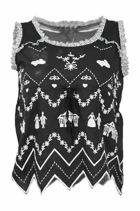 Exclusive Offer [WW38510] Anna Sui | Sleeveless Top