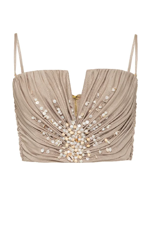 Weekend Offers That Please Dune Corset Top