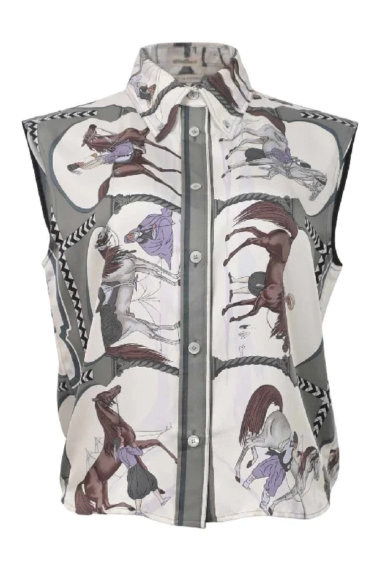 Shop Now [WW40892] Hermès | Sleeveless Top