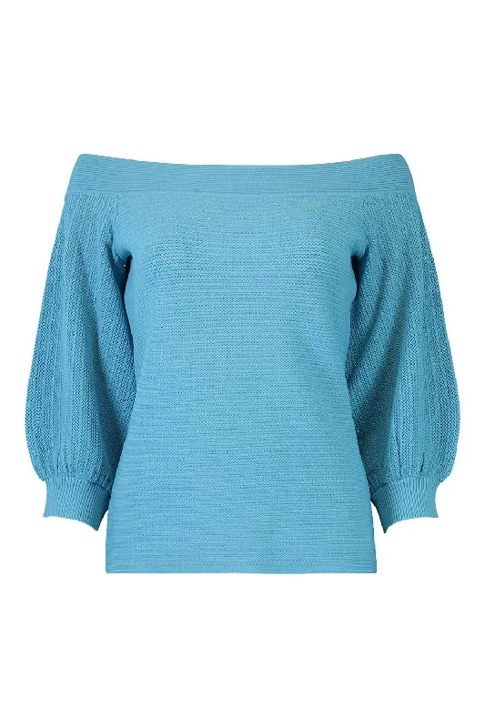 Weekend Deals That Sizzle Gloria Sweater - Misty Blue