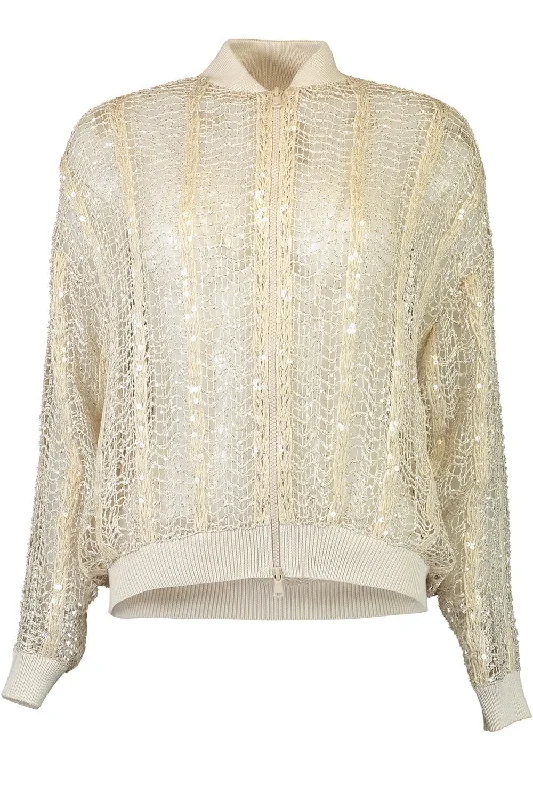 Take Action Net Embroidered Bomber