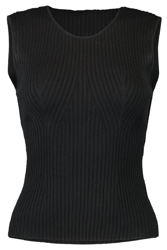 Weekend Offers You Can't Ignore Ribbed Knit Shell